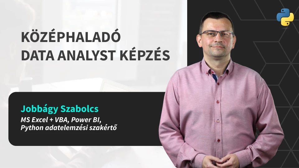 Középhaladó Data Analyst képzés