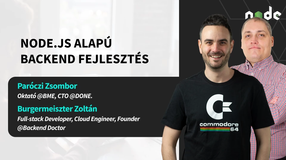 Node.js alapú backend fejlesztés