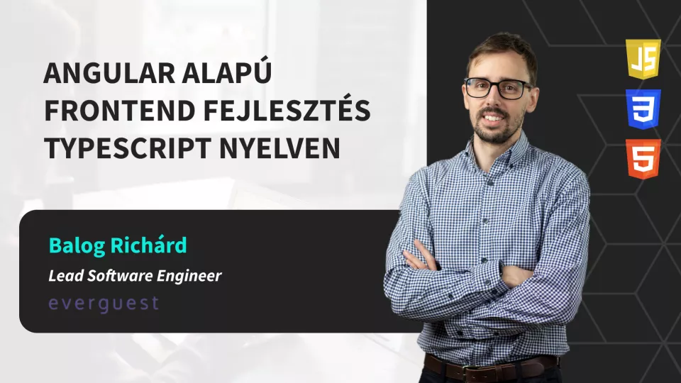 Angular alap&uacute; frontend fejleszt&eacute;s TypeScript nyelven